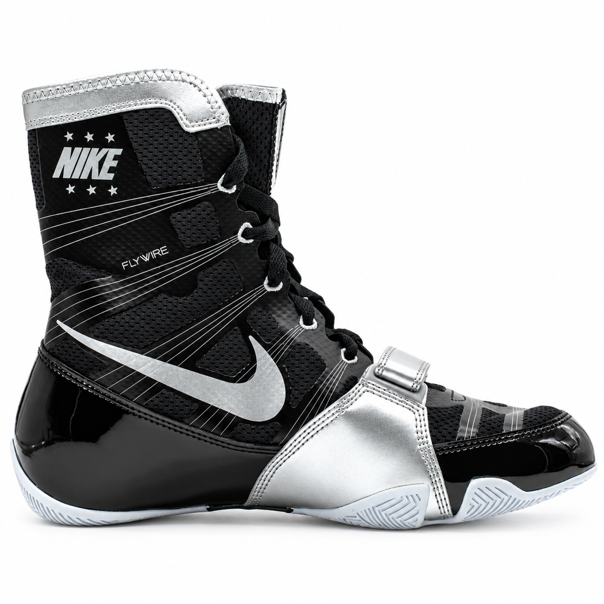 Nike HyperKO 1 Boxing Shoes - Black/Silver