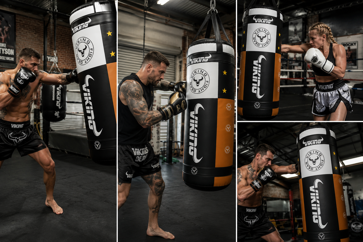 Viking Chaos Leather Punching Bag
