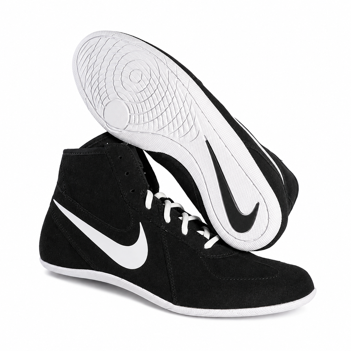 Nike Footsweep 2 Wresting Shoes - Black/White