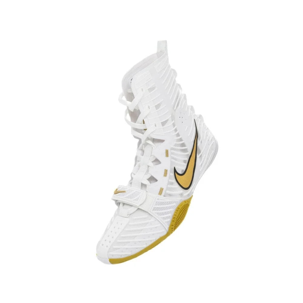 Nike Hyperko 3.0 Boxing Shoes - White / Mtlc Gold