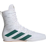 Adidas Box Hog 4 Boxing Shoes - White/Green/Black