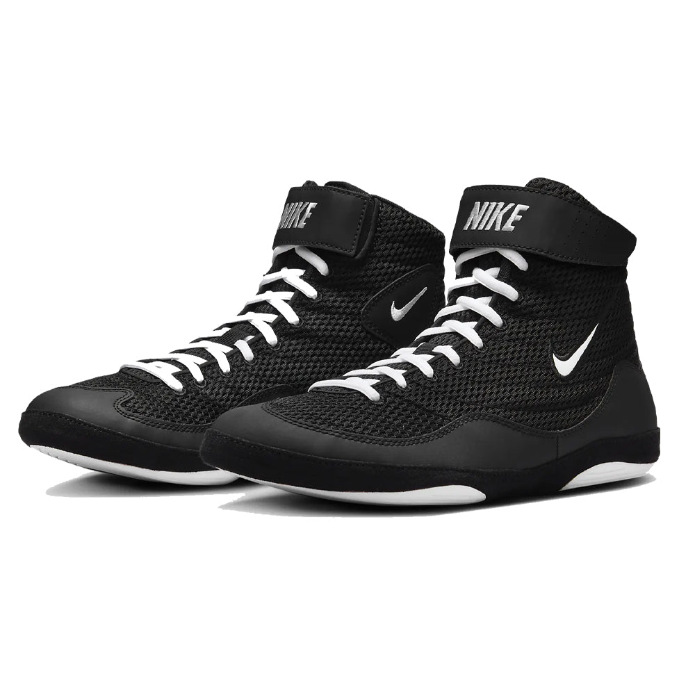 Nike Inflict 3 Wrestling Shoes - Black/White
