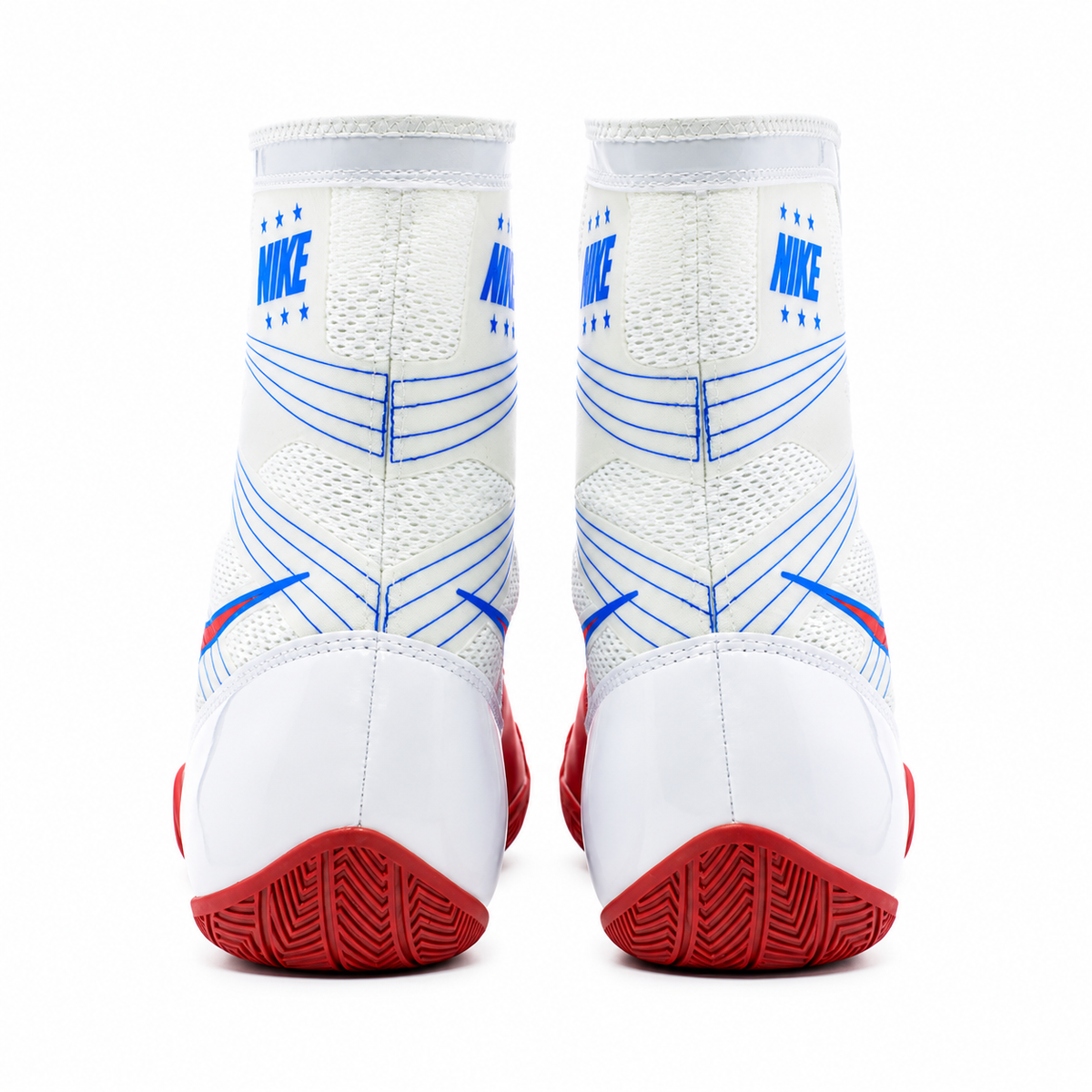 Nike HyperKO 1 Boxing Shoes - White/Royal/Red