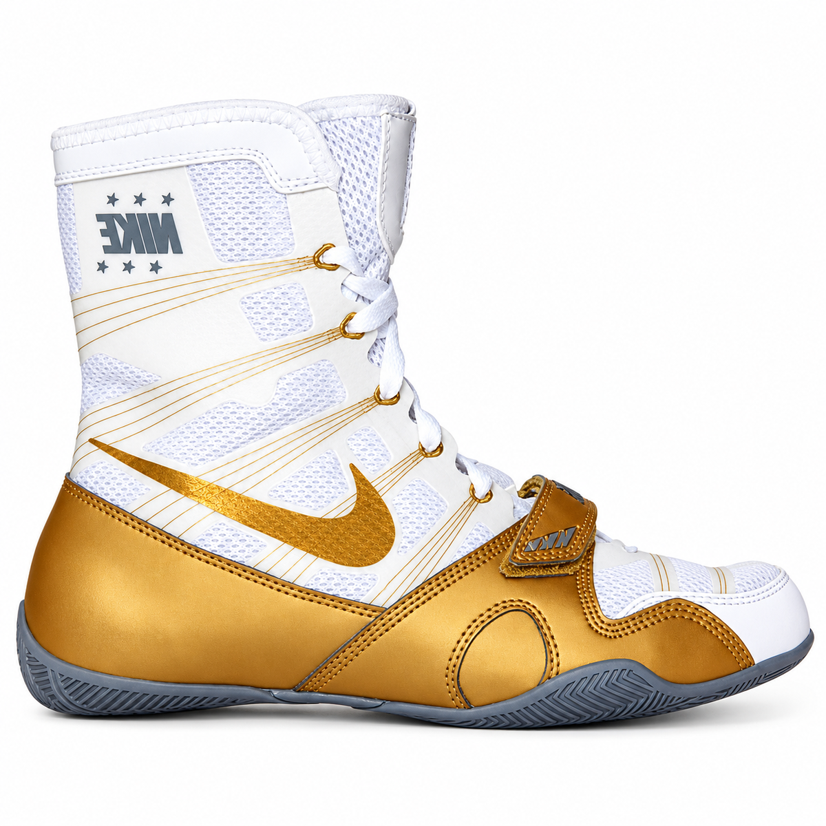 Nike HyperKO 1 Boxing Shoes - White/Gold
