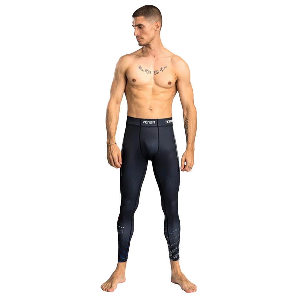 Venum x TEKKEN 8 - Jin Kazama Spats - Blue/Black/White