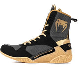 Venum Elite 2.0 Boxing Shoes - Black/ Beige