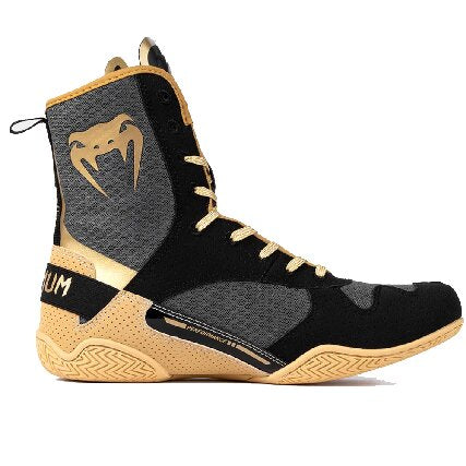 Venum Elite 2.0 Boxing Shoes - Black/ Beige