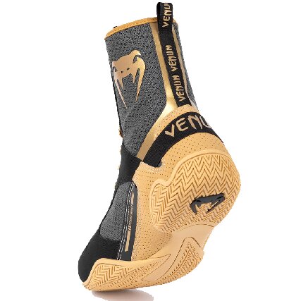 Venum Elite 2.0 Boxing Shoes - Black/ Beige
