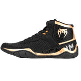 Venum Elite Wrestling Shoes - Black/Bronze