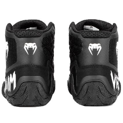 Venum Elite Wrestling Shoes - Black/White