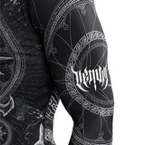 Venum Gladiator 5.0 Men's Long Sleeve Rashguard - Black/Silver