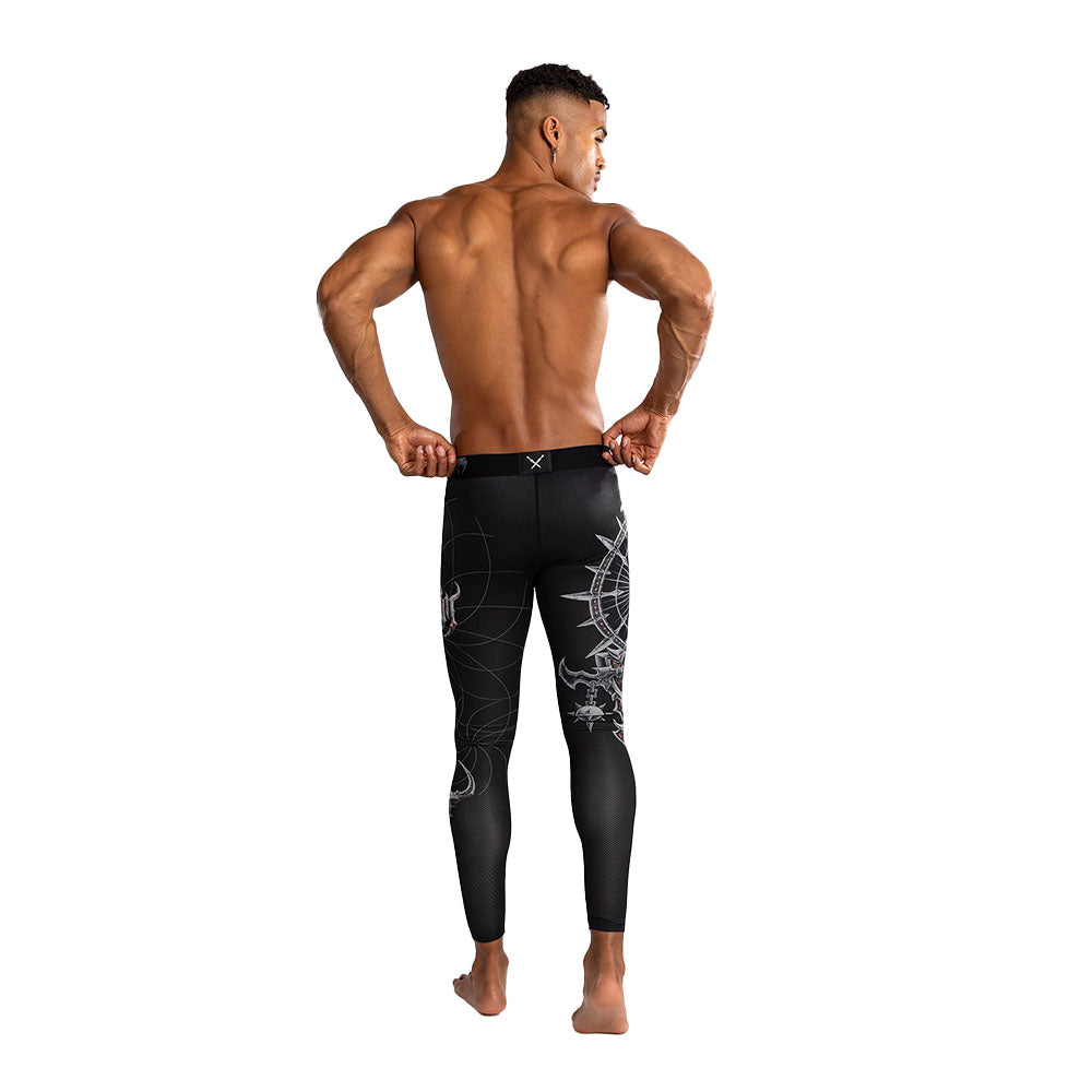 Venum Gladiator 5.0 Men's Spats - Black/Silver
