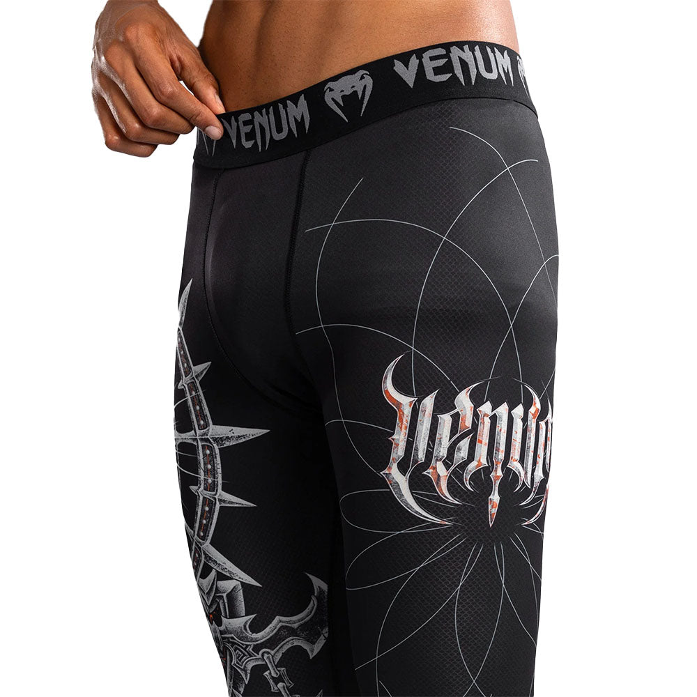 Venum Gladiator 5.0 Men's Spats - Black/Silver