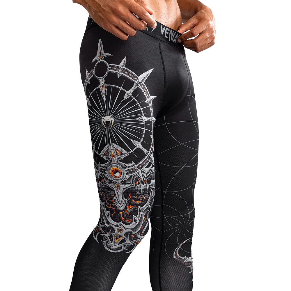 Venum Gladiator 5.0 Men's Spats - Black/Silver