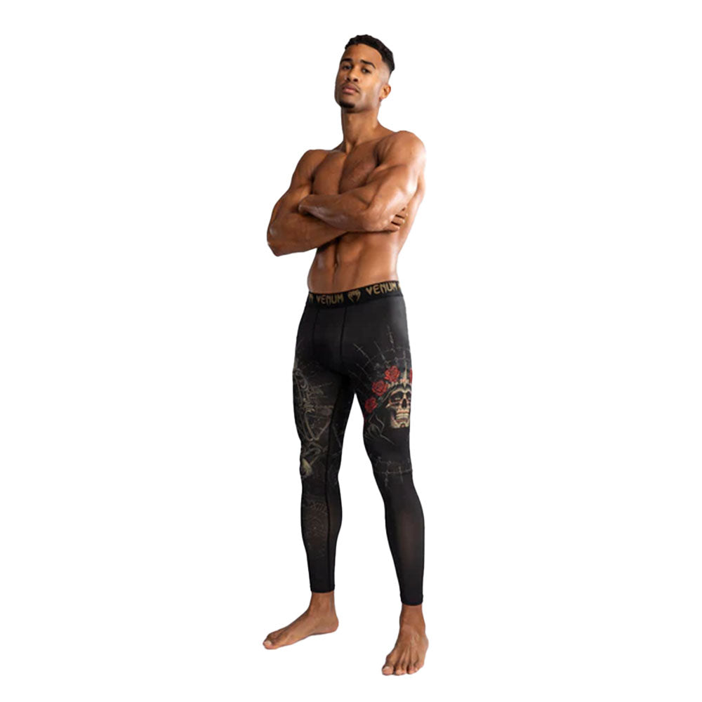 Venum Santa Muerte 5.0 Men's Spats - Deep Black/Gold