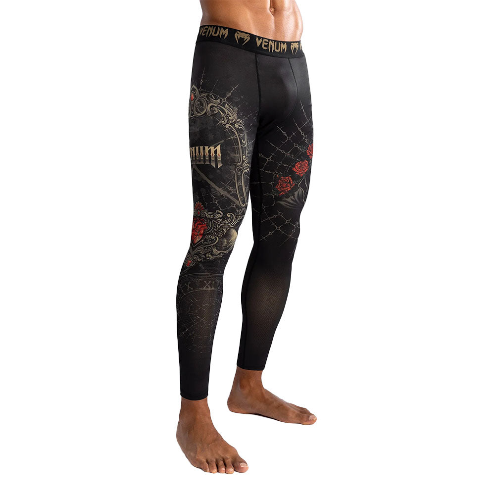 Venum Santa Muerte 5.0 Men's Spats - Deep Black/Gold