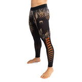 Venum Tiger Men's Spats - Black/Neon Orange