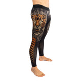 Venum Tiger Men's Spats - Black/Neon Orange