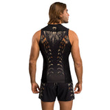 Venum Tiger Men's Short Sleeve Rashguard - Black/Neon Orange