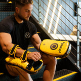 Viking Diablo Curved Pro Leather  Thai Pads (Heavy Duty)