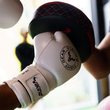 Viking Savage Leather Wrist Locking Boxing gloves