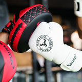 Viking Savage Leather Wrist Locking Boxing gloves