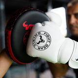 Viking Savage Leather Wrist Locking Boxing gloves