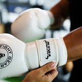 Viking Savage Leather Wrist Locking Boxing gloves