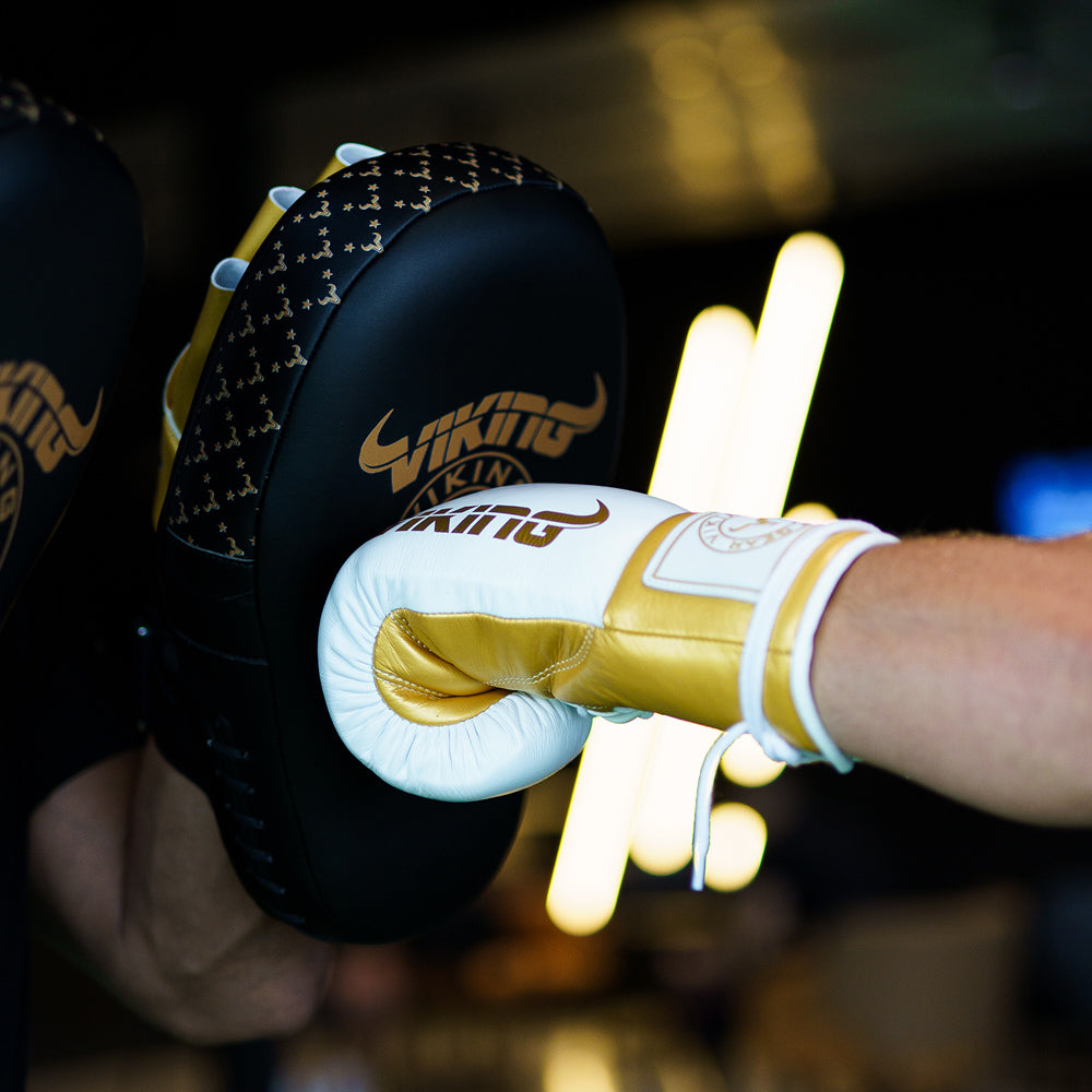 Viking Valhalla Pro Horse Hair Boxing Gloves (Lace Up)