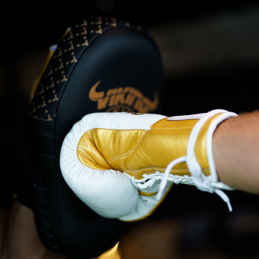 Viking Valhalla Pro Horse Hair Boxing Gloves (Lace Up)