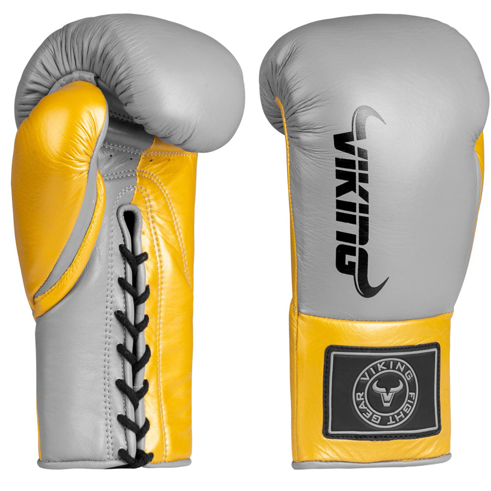 Viking Valhalla Pro Horse Hair Boxing Gloves (Lace Up)