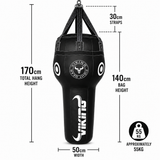 Viking Angle Leather Upper Cut Punching bag