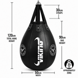 Viking Leather Pro Teardrop punching Bag