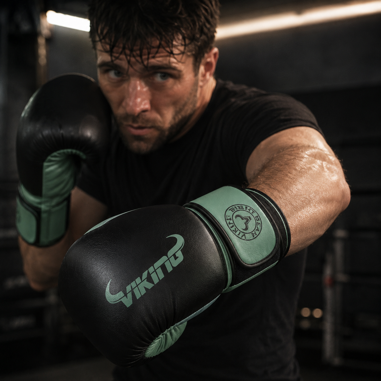 Viking Power Pro Leather Boxing Gloves