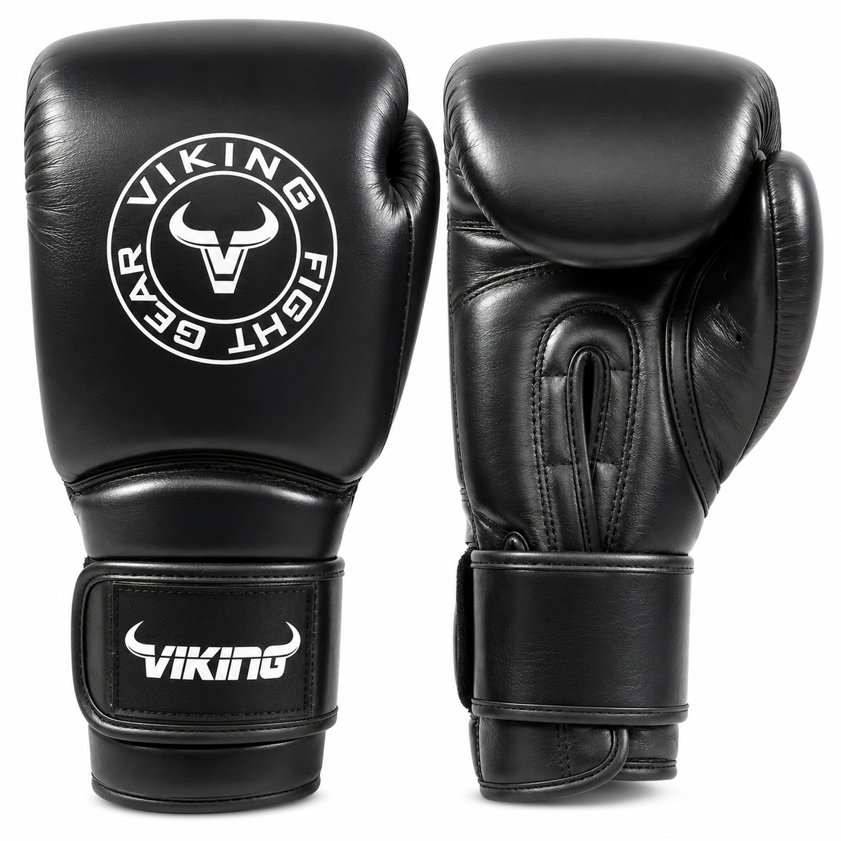 Viking Savage Leather Wrist Locking Boxing gloves
