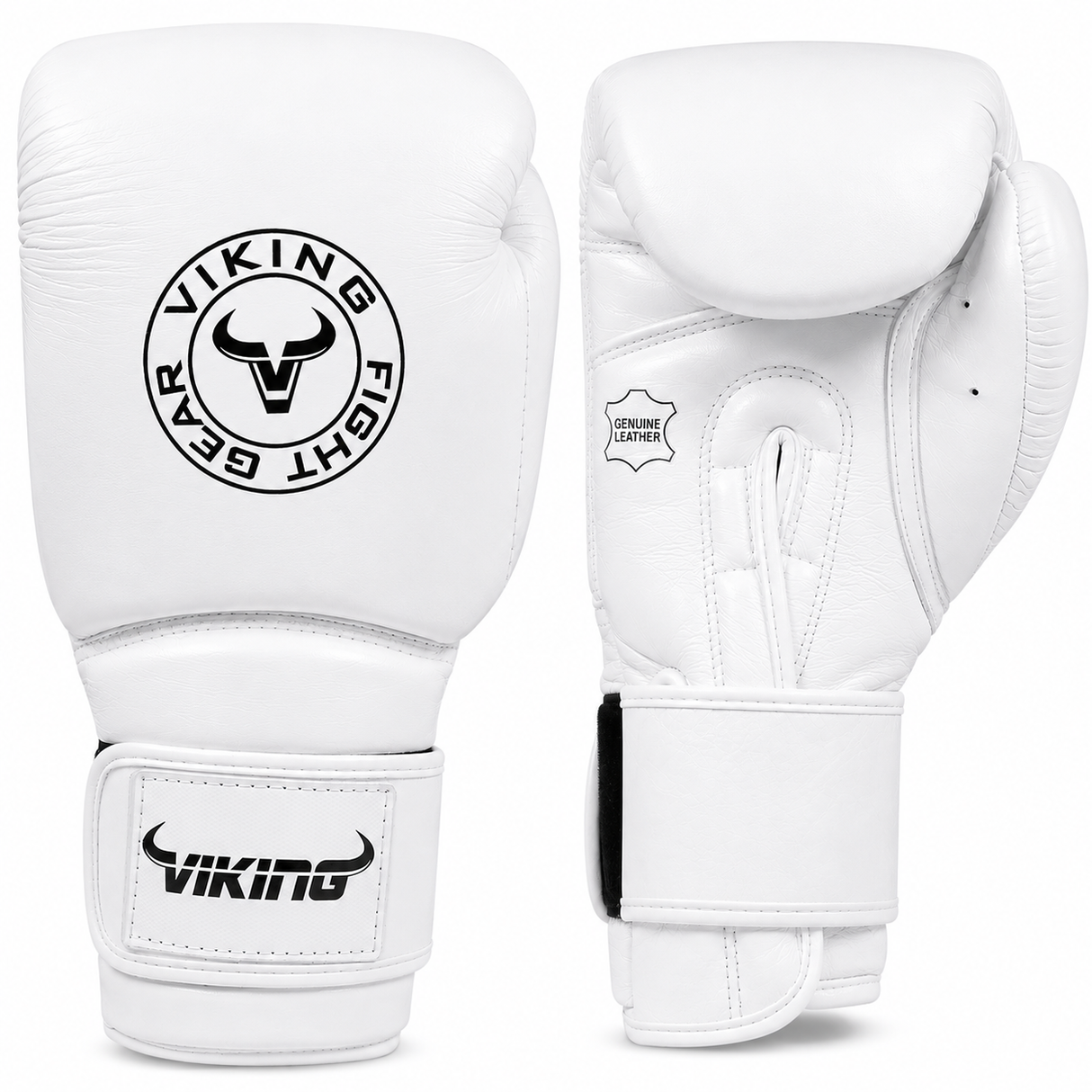 Viking Savage Leather Wrist Locking Boxing gloves
