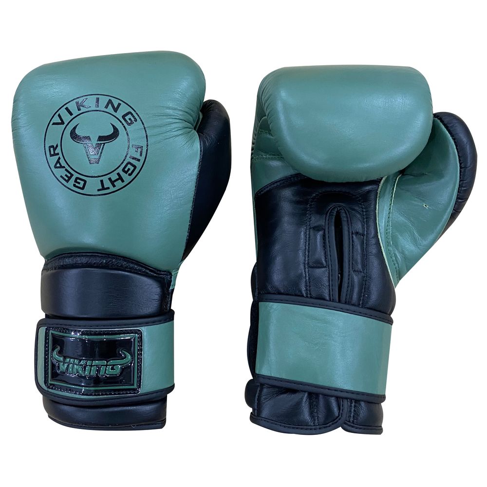 Viking Savage Leather Wrist Locking Boxing gloves