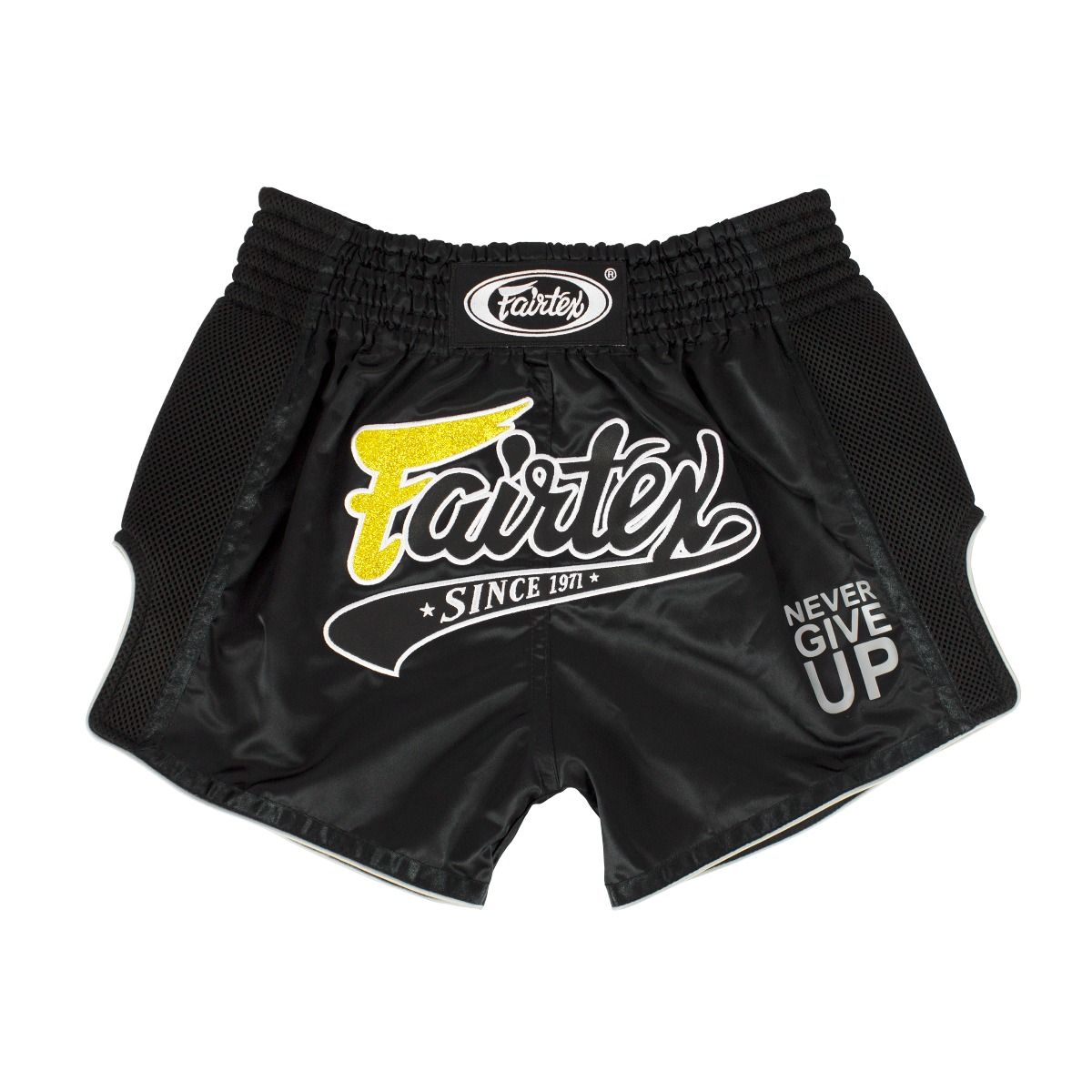 Fairtex Muay Thai Boxing Shorts BS1708 - Black Slim Cut