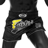 Fairtex Muay Thai Boxing Shorts BS1708 - Black Slim Cut