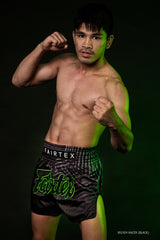 Fairtex Muay Thai Shorts BS1924 - Black Racer