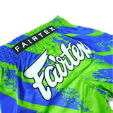 Fairtex Muay Thai Shorts BS1928 - Street King Green/Purple