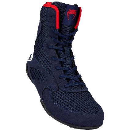 Venum Contender Boxing Shoes - Navy/ Blue/ Red