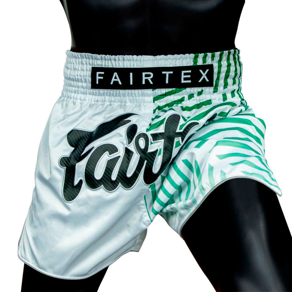 Fairtex Muay Thai Shorts BS1923 - Racer White