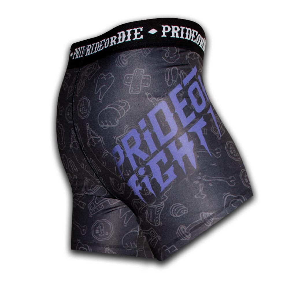 Pride Or Die Fight Life Compression Shorts