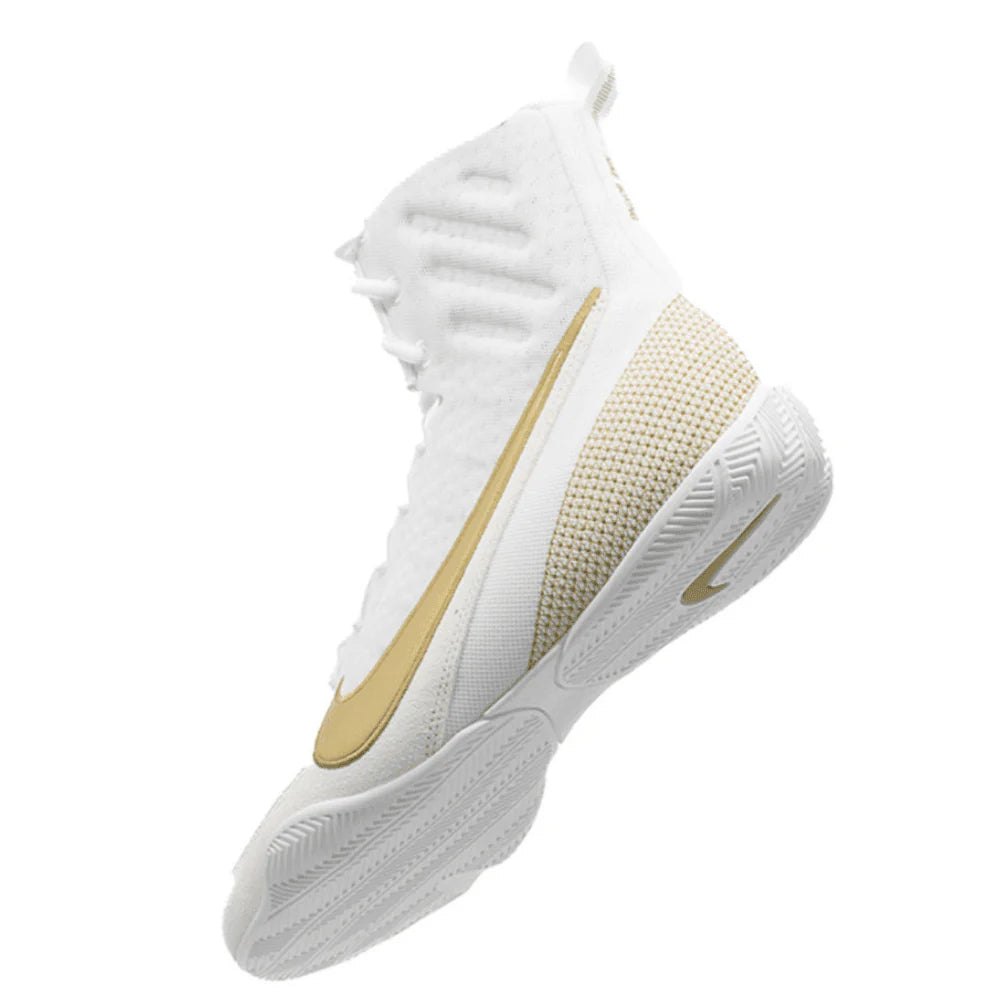 Nike Machomai 3 Boxing Shoe - White/Gold