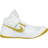 Nike Fury Wrestling Shoes - White/Gold