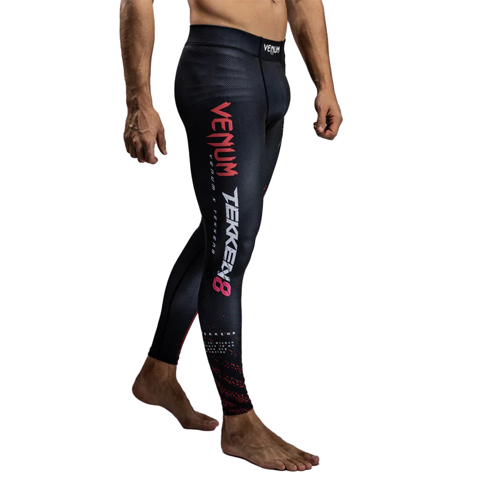Venum x TEKKEN 8 - Marshall Law Spats - Black/Red/Gold