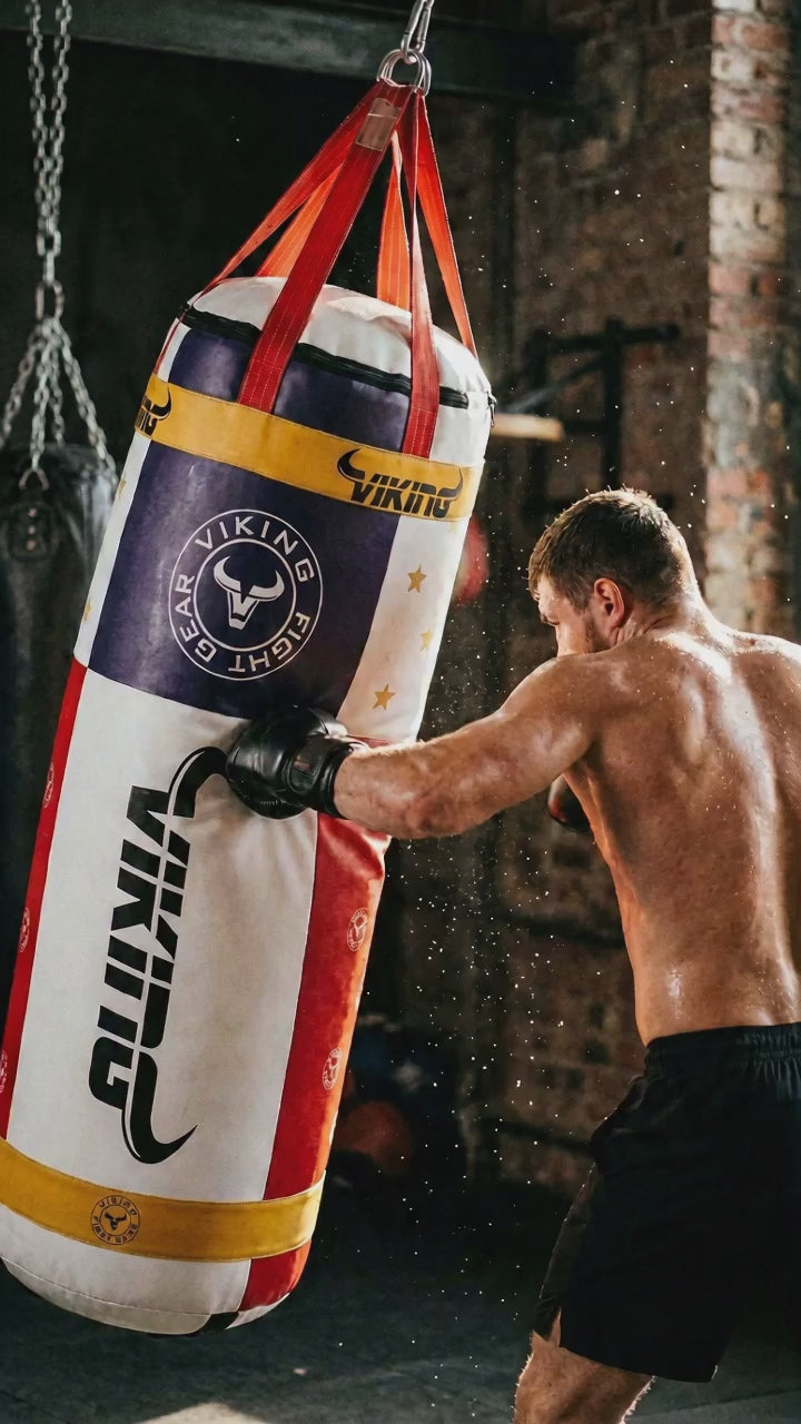 Viking Chaos Leather Punching Bag