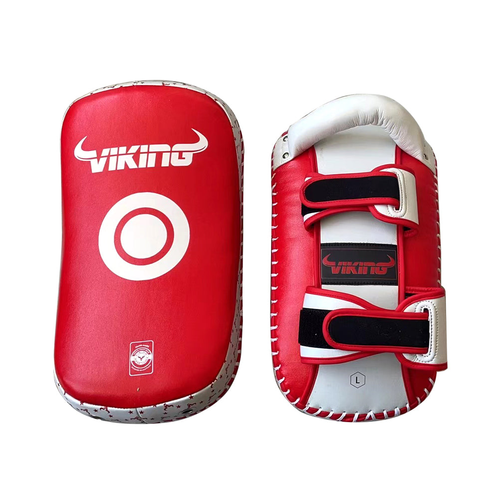 Viking Diablo Curved Pro Leather  Thai Pads (Heavy Duty)