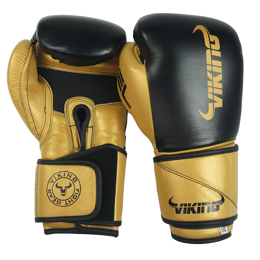 Viking Power Pro Leather Boxing Gloves – MMA Factory